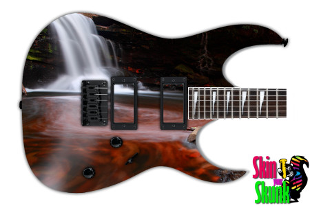  Guitar Skin Waterfall Brown 