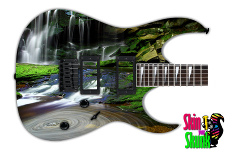  Guitar Skin Waterfall Pool 