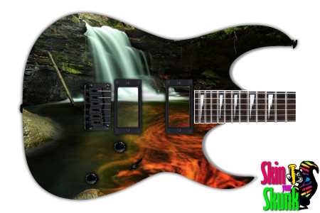  Guitar Skin Waterfall Swirl 