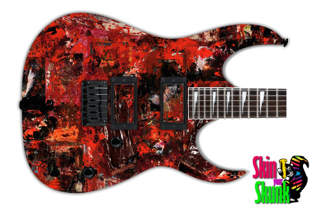  Guitar Skin Paint1 Red 