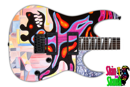  Guitar Skin Paint2 Bear 