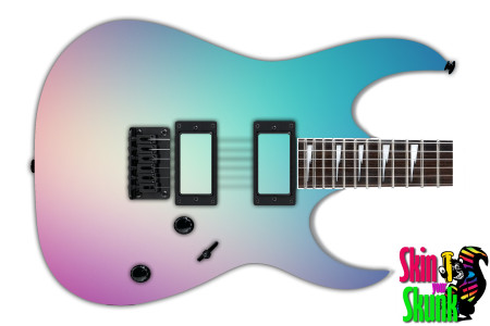  Guitar Skin Paintjob Gradient Rainbow 