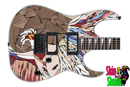  Guitar Skin Mosaic Bird 