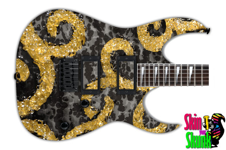  Guitar Skin Mosaic Golden 