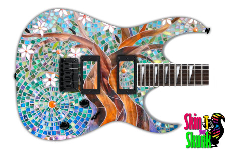  Guitar Skin Mosaic Tree 