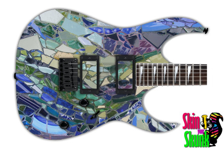  Guitar Skin Mosaic Wave 