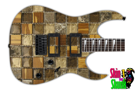  Guitar Skin Mosaic Wood 