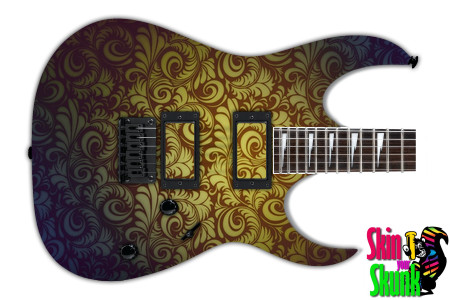  Guitar Skin Paisley 3d 