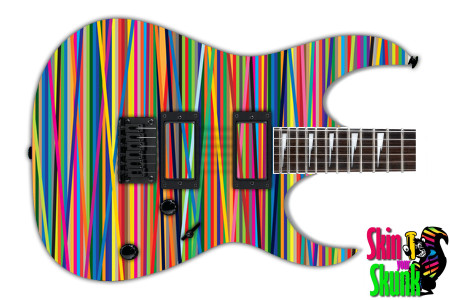  Guitar Skin Stripes 0037 