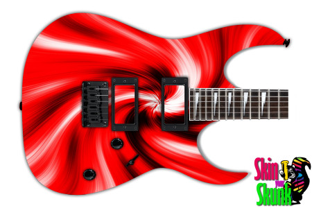  Guitar Skin Swirl Red 