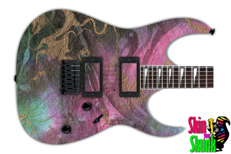  Guitar Skin Relic Rainbow 
