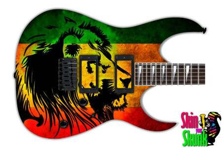  Guitar Skin Rasta Lion 