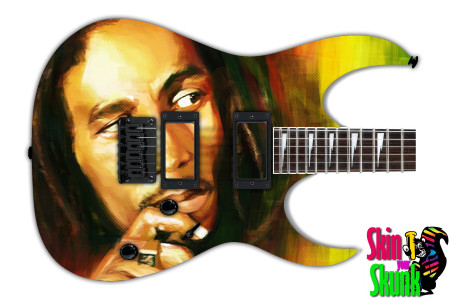  Guitar Skin Rasta Marley 