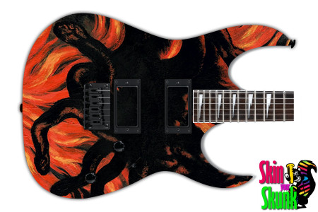  Guitar Skin Heavymetal Medusa 