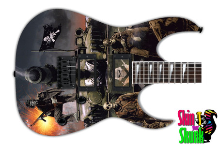  Guitar Skin Heavymetal War 