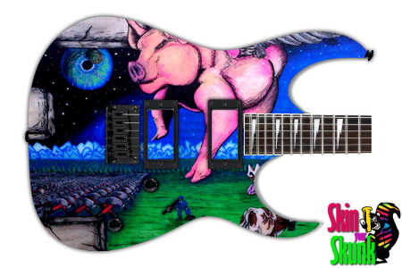  Guitar Skin Rockstar Floyd Pigs 