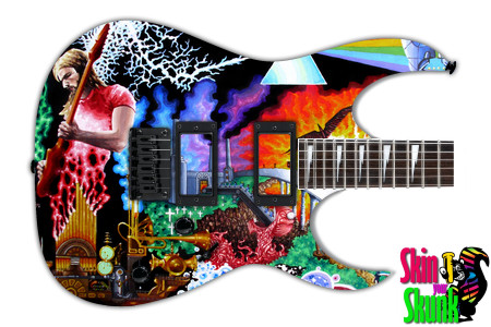  Guitar Skin Rockstar Floyd Psychedelic 