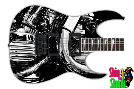  Guitar Skin Rockstar Motorhead Chrome 