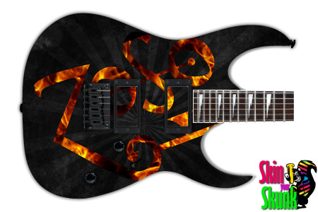  Guitar Skin Rockstar Page Symbol 