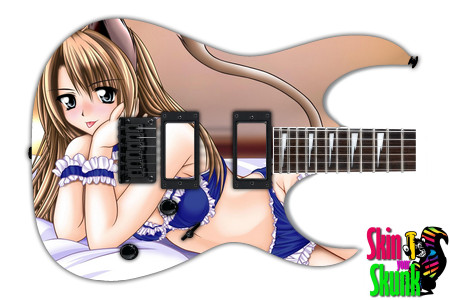  Guitar Skin Anime Kitty 