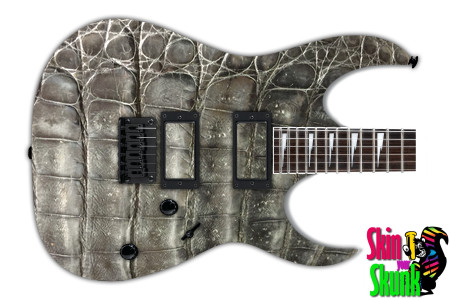  Guitar Skin Skinshop Alligator Bw 