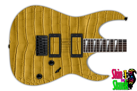  Guitar Skin Skinshop Alligator Yellow 