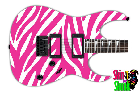  Guitar Skinshop Painted Pinkstripe 