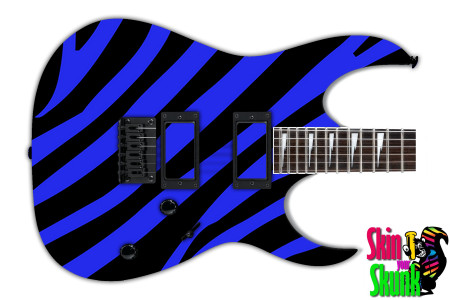  Guitar Skinshop Painted Stripe Blue 