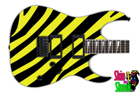  Guitar Skinshop Painted Stripe Yellow 
