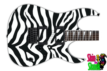  Guitar Skinshop Painted Zebra 