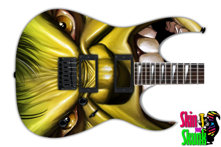  Guitar Skin Faces Hulk 