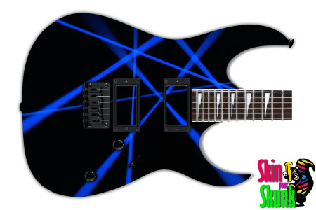  Guitar Skin Laser Blue 