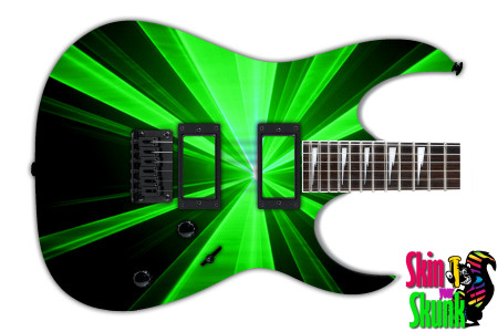  Guitar Skin Laser Greenstar 