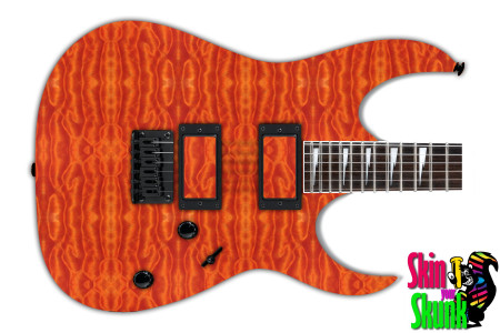  Guitar Skin Pearloid Maple Orange 