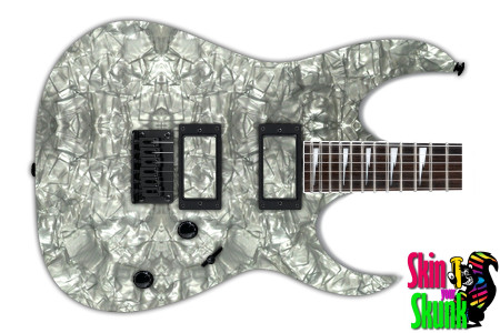  Guitar Skin Pearloid Silver 
