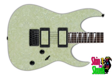  Guitar Skin Pearloid White Pocked 