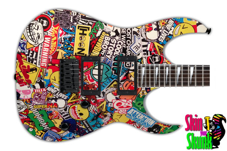  Guitar Skin Stickers Group 