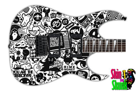  Guitar Skin Stickers Zombie 