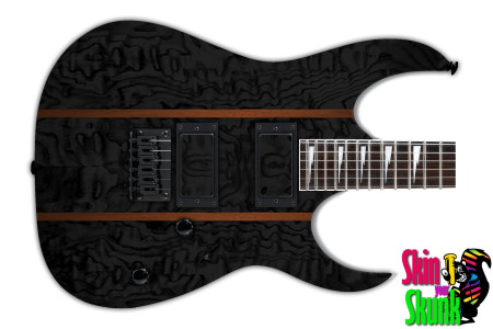  Guitar Skin Woodshop Stripes Blackdouble 