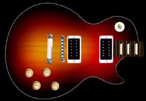 Cherry Sunburst Guitar Skin
