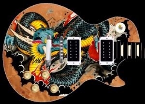 Custom Tattoo Guitar Skins