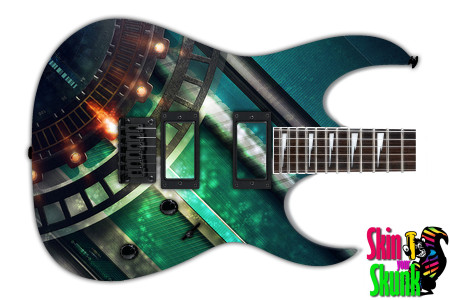 Guitar Skin 3d Clock 