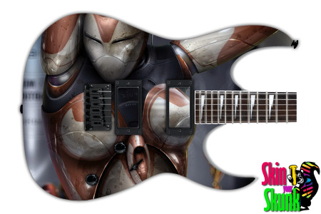  Guitar Skin 3d Robot 