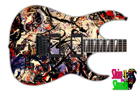  Guitar Skin Abstractone Graffiti 