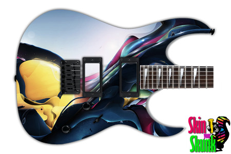 Guitar Skin Abstractone Melt 