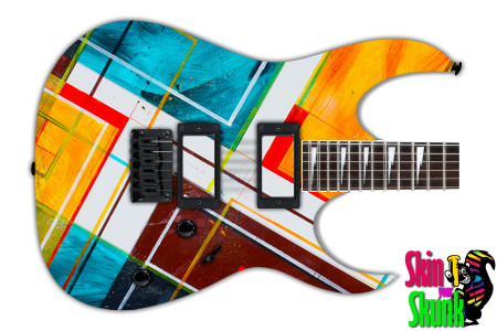  Guitar Skin Abstractpatterns Flower 