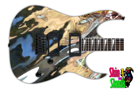  Guitar Skin Abstractpatterns Liquidmetal 