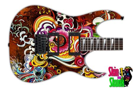  Guitar Skin Abstractpatterns Trippy 