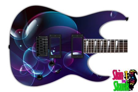  Guitar Skin Abstractthree Bubbles 