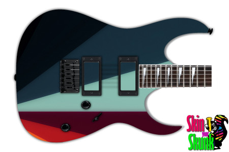  Guitar Skin Abstractthree Pyramid 